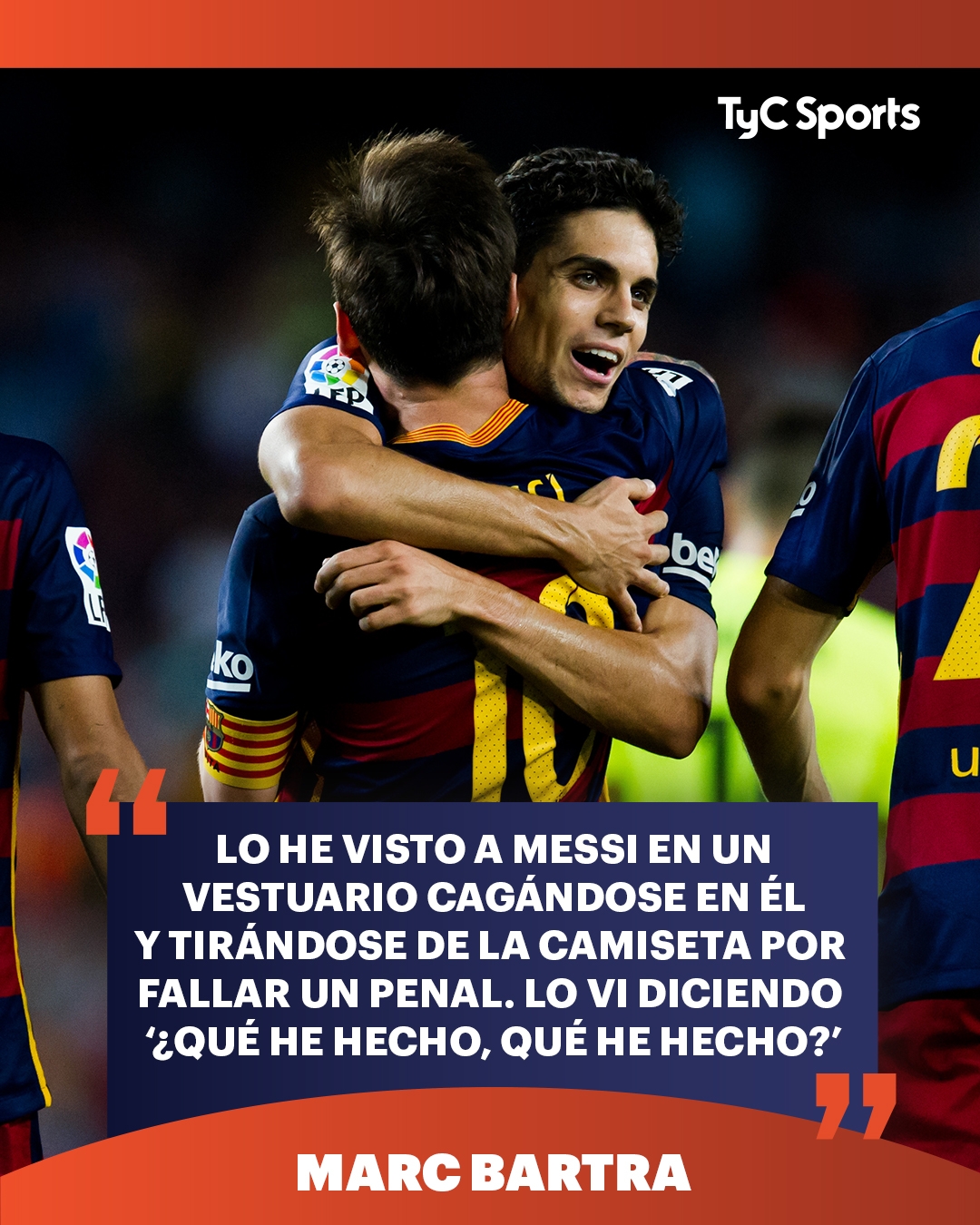 巴爾特拉：梅西曾因失點(diǎn)在更衣室懊惱自責(zé)，但下半場(chǎng)他又統(tǒng)治球場(chǎng)