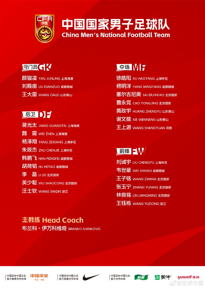 DeepSeek排國(guó)足首發(fā)：433中場(chǎng)王上源塞鳥徐皓陽(yáng) 王鈺棟韋世豪拉邊