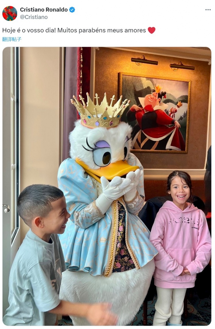 滿滿父愛??C羅社媒為龍鳳胎兒女慶生：祝我的寶貝們生日快樂！
