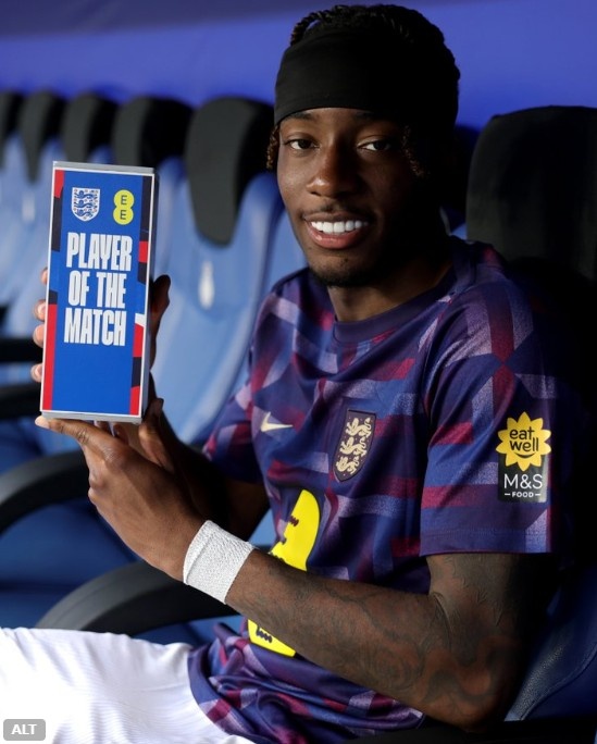 助攻凱恩打進(jìn)全場(chǎng)唯一進(jìn)球，馬杜埃凱當(dāng)選戰(zhàn)勝安道爾一役全場(chǎng)最佳