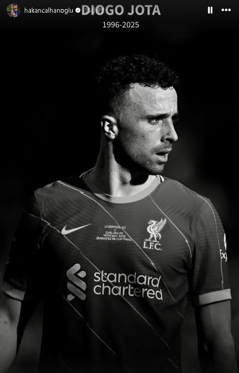 R.I.P. 恰爾汗奧盧社媒曬圖悼念若塔