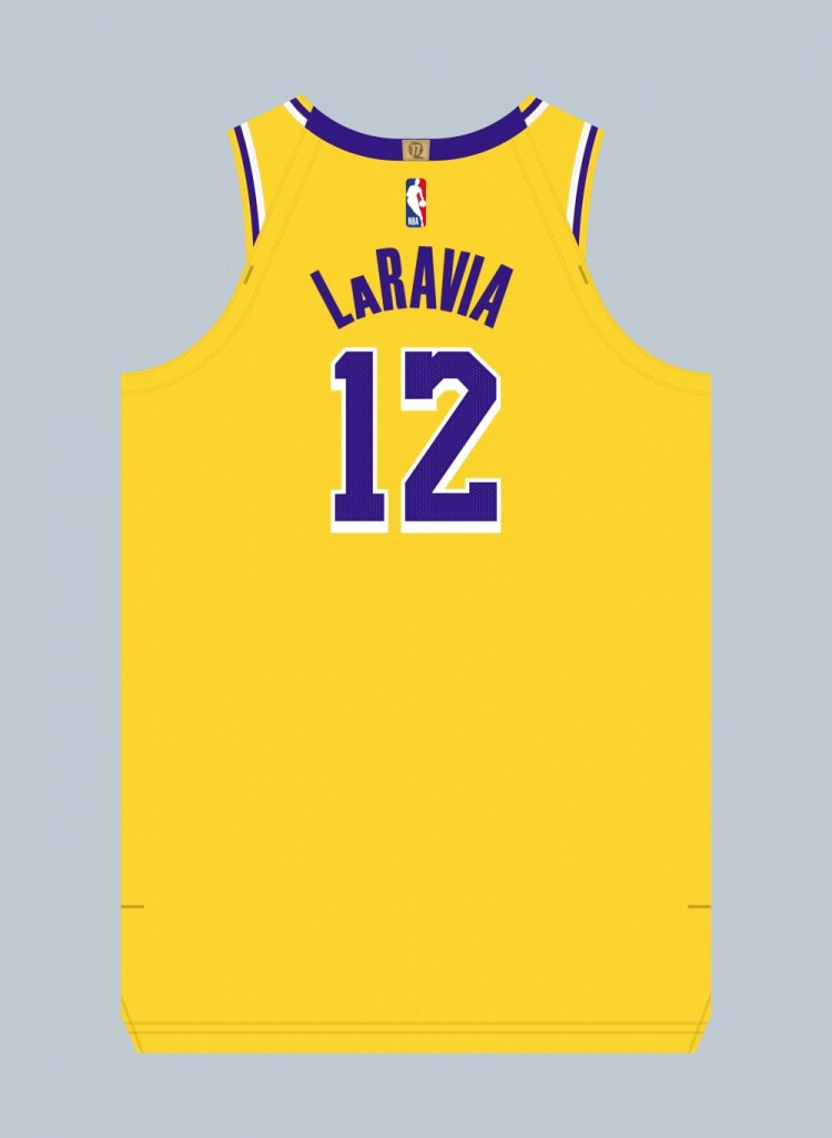 球衣記者：新援拉拉維亞將在湖人穿12號球衣