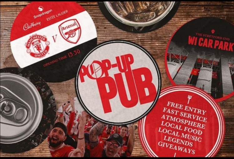郵報：曼聯(lián)將在主場附近開設(shè)大型臨時酒吧，為當(dāng)?shù)仄髽I(yè)提供機(jī)會
