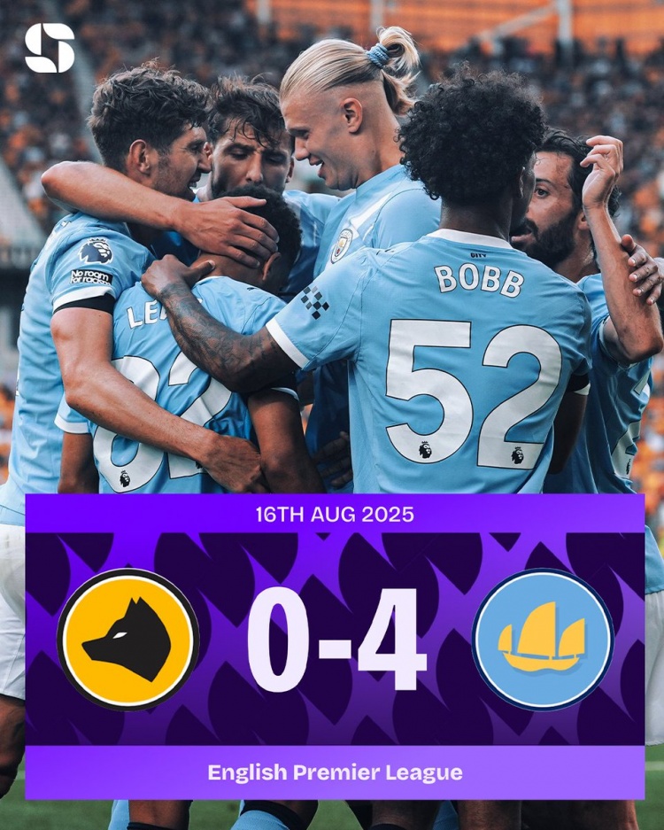 曼城在8月進(jìn)行的英超已取得9連勝 過去15個(gè)賽季聯(lián)賽首戰(zhàn)取14勝