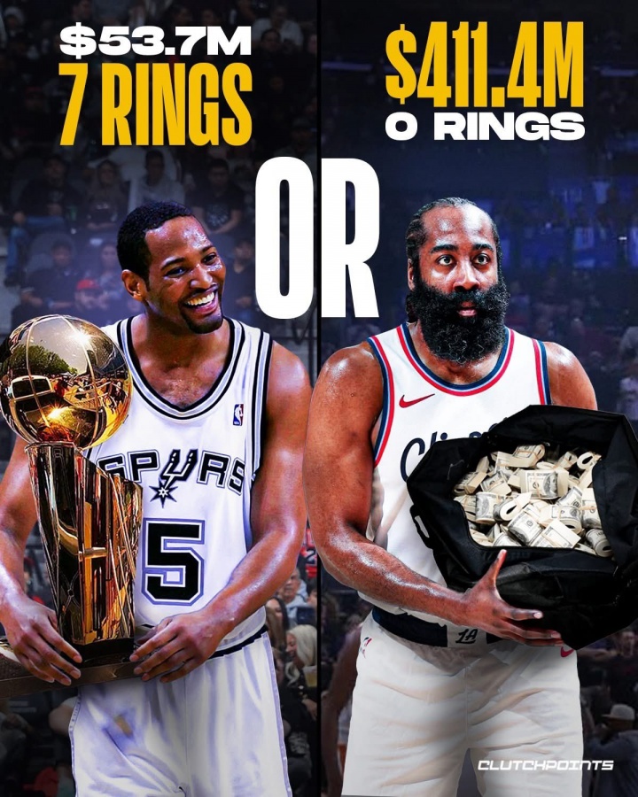 更想有誰的生涯？貝弗利：哈登的 霍里冠軍比喬丹多但沒人認(rèn)識(shí)