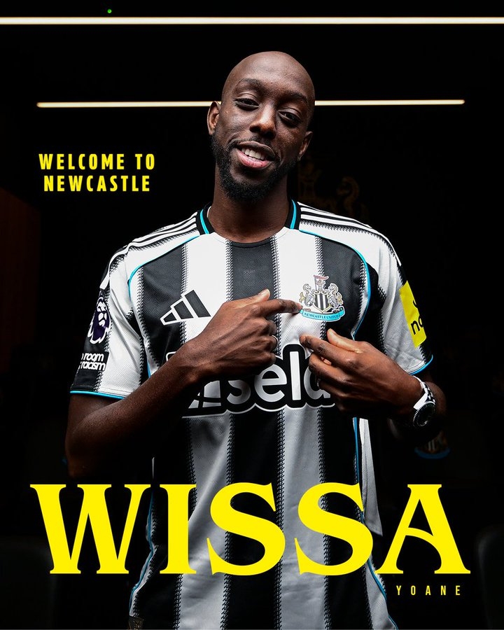 天空記者：紐卡主帥埃迪豪確認，維薩將缺陣至十月國際比賽日后