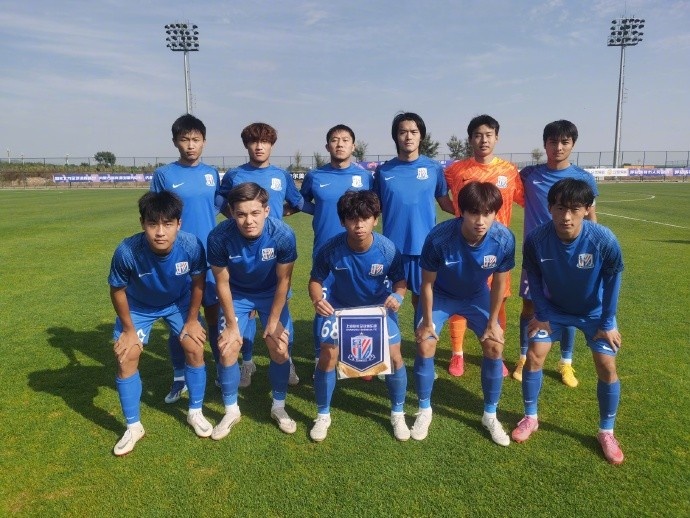 青少年精英聯(lián)賽（U21組）晉級(jí)賽第6輪，上海申花6-1戰(zhàn)勝昆明城星