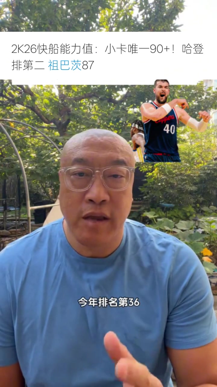 馬?。鹤姘痛娜ツ隂]進前100名&今年排第36 他才是最快進步球員